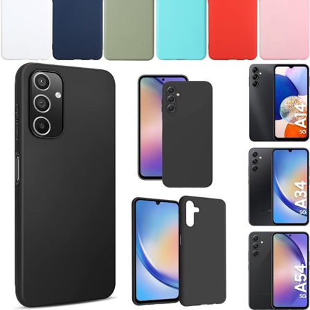 Silikon TPU skal Samsung Galaxy A14/A34/A54 suojakotelo - VALITSE:
