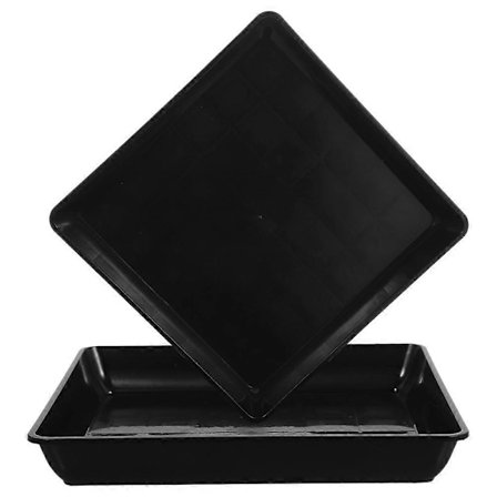 2 kpl Kasvilautanen Neliö Ruukku Lautanen Muovinen Kasvialusta Ruukun Aluslautaset Kukkaruukulle