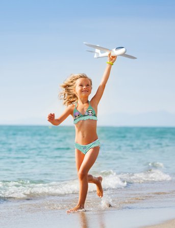 L.O.L Swimsuit - Blue - 110