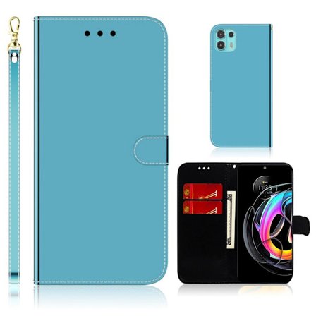 Mirror Motorola Edge 20 Lite fodral - Blå