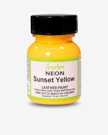 Angelus - Neon Leather Paint - Sunset Yellow