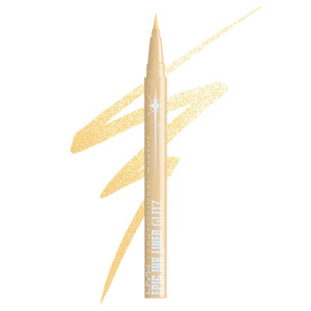 Nyx Professional MakeUp Bridgerton Royal Epic Ink Liner Glitz 02 Glitzed In Gold 1pz - Eyeliner
