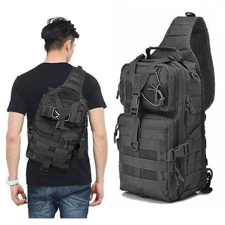 Militær Taktisk Assault Pack Sling Ryggsekk Vanntett Edc Ryggsekk Bag For Utendørs Fotturer Camping Jakt Trekking Reiser
