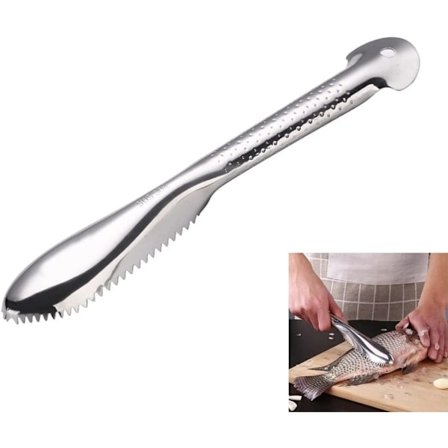 Fish Scale Scraper, 304 Stainless Steel Fish Scaler Remover, Remove Fish