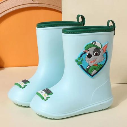 Paw Patrol Chase Skye Anime Tegneserie Søte barn Regnsko til gutt Jente Vanntett EVA Gummi Sklisikre Småbarn Barn Regnstøvler Rocky 16cm