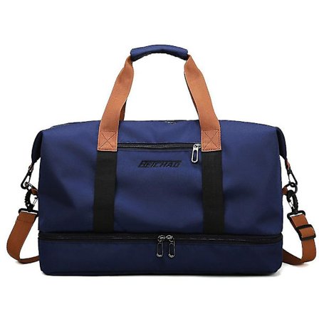 Mordely Separate Dry And Wet Gym Bag Shoe Warehouse Yoga Sports Bag Oxford Cloth Large-capacity Outing Luggage Bag