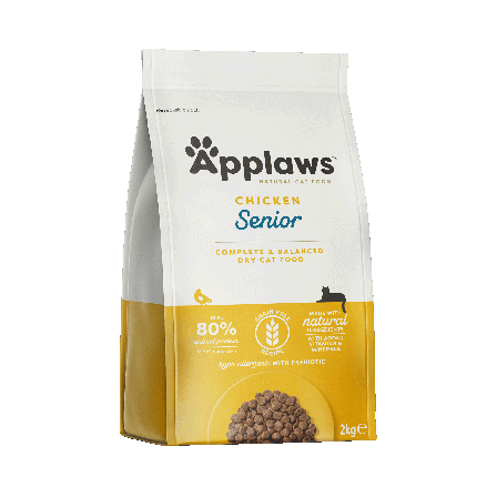 Applaws - Senior kylling 2 kg - Katt - Kattefôr & kattemat - Tørrfôr for katt - ZOO.no