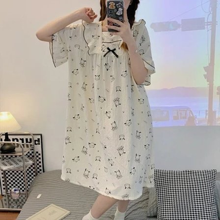 Kawaii Sanrio Pochacco pyjamas, hyggetøj, søde Kuromi pyjamas, sommer, nye B2 B2 XL Company