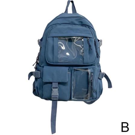 S-jiang Söt Kvinnor Ryggsäck Med Stor Kapacitet Vattentät Hona Sch