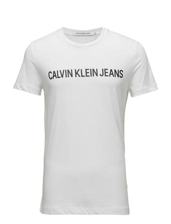 Core Institutional Logo Slim Tee T-shirt Hvid Calvin Klein Jeans
