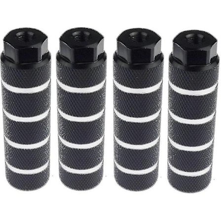 Alumiiniseoksesta valmistetut pyörän tapit, takatempputapit sopivat 3/8 tuuman akseleille, musta