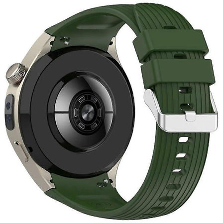 Kompatibel med Huawei Watch 5 42mm Stripet Silikon Justerbar Klokkereim Solid Farge Mykt Armbånd