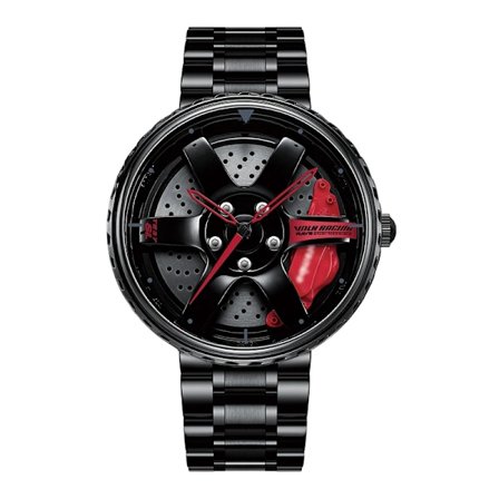 NEKTOM Fälgklocka Hub Klockor Superbil Fälgklockor Hjulklocka Vattentäta Herrklockor Herrklocka Herr Hjul Armbandsur Klocka