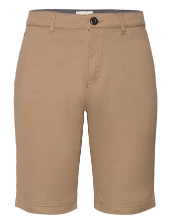 Slim Chino Bermuda Shorts Chinos Shorts Beige Tom Tailor*Betinget Tilbud