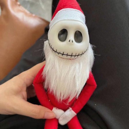 Jul grön monster Grinchen långbenta älva docka ornament dekorativ docka hänge kreativ docka hänge