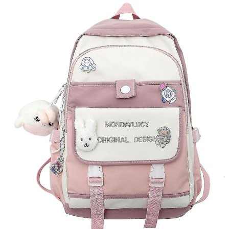 Koululaukku tytöille yläasteelle, reppu alakoululaiselle, suuri kapasiteetti, ins-tyyli, kampuksen reppu