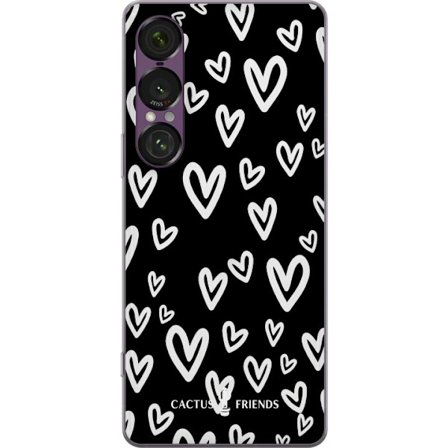 Kompatibel Mobilcover til Sony Sony Xperia 1 VII Cactus and Friends - Handdrawn Love Chaos