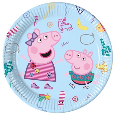 Buttericks Tallerkener, Greta gris 8 stk