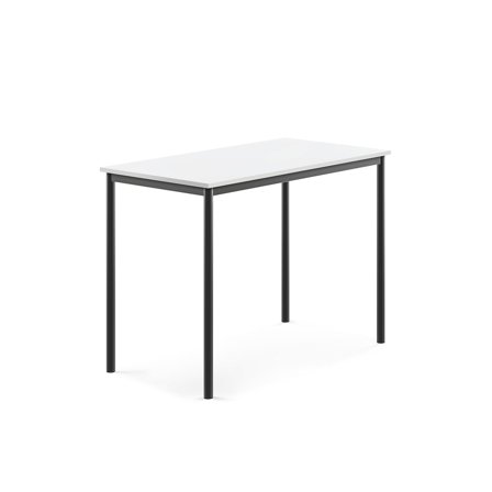 Tisch BORÅS, 1200x700x900 mm, Laminat weiß, anthrazit