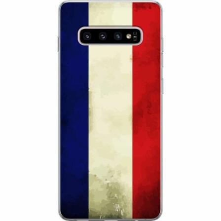 Samsung Galaxy S10+ Genomskinligt Skal Frankrike