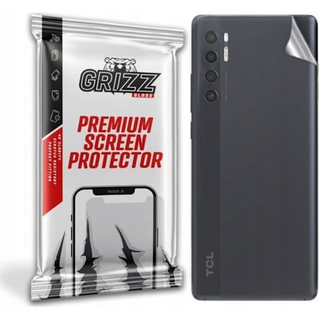 Skyddsfilm - GRIZZGLASS - TCL 20 Pro 5G - Härdat glas - Bakre skydd - 1 styck