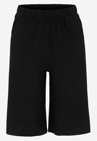 Cellbes of Sweden - Kort culottes i svart for damer i størrelse 50/52