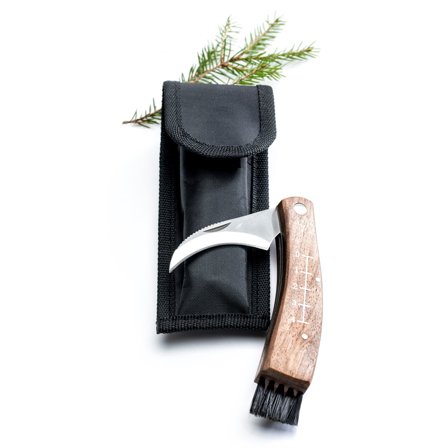 Sagaform Svampekniv med etui - Sort og brun | KitchenOne