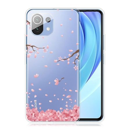 Deco Xiaomi Mi 11 Lite 5G / Xiaomi Mi 11 Lite skal - Rosa Blomma