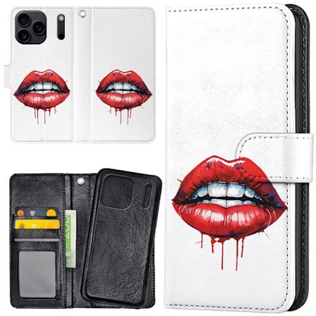 iPhone 17 Pro - Plånboksfodral/Skal Lips