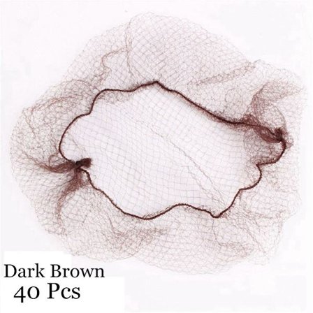 20/40 st Osynliga hårnät Finmaskigt mesh