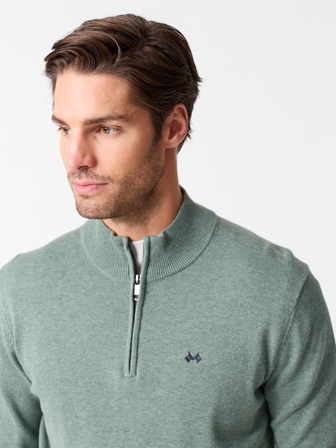 Jean Paul - Gerard zipneck - Herre - Grønn - Gensere - XXL