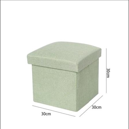 Säilytyslaatikko Säilytysjakkara VIHREÄ 30*30*30 CM Green 30*30*30 cm