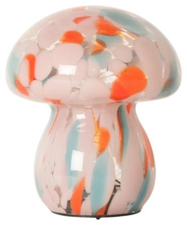 Au Maison Mushy Lampe Batteri Orange-Hvit-Blå H16,5