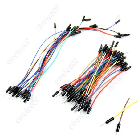 65 st Mix Color Hane till Hane Flexibel Lödfri Breadboard Jump Cable Wire