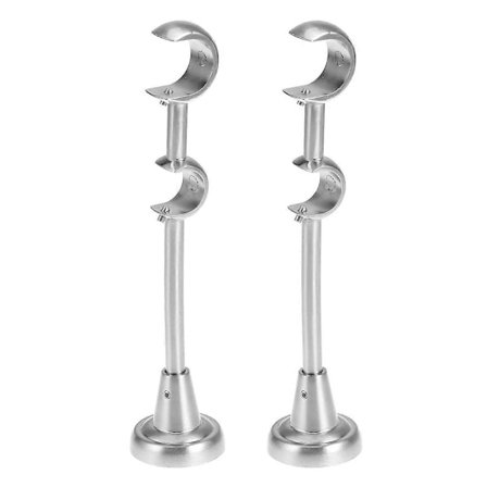 2 STK 20mm/25mm Dobbelt Gardinstang Gardinstangholder Gardin Stangbeslag