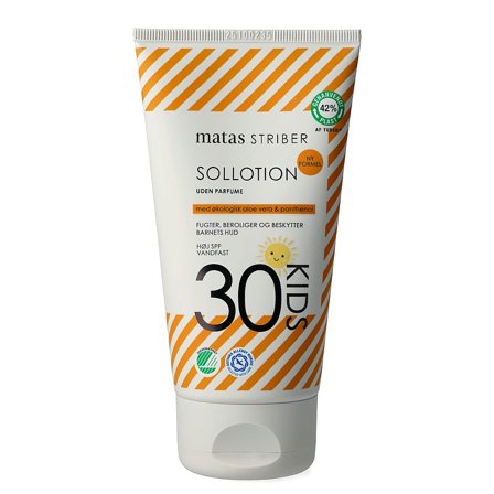 Matas Striber Kids / Børn Sollotion SPF 30 Uden Parfume 150 ml, Skincare, Solpleje, Solcreme