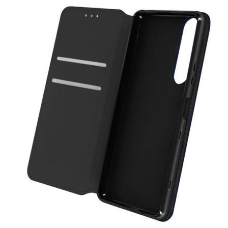 Sony Xperia 1 III Flip Wallet Fodral Video Support Funktion Midnight Blue Blue