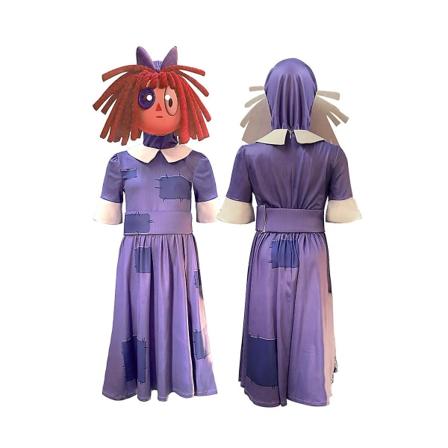 Fantastisk digital sirkus cosplay kostyme tegneserie klovn body morsom hjemmekostyme til julegave B 130