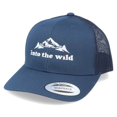 Wild Spirit - Blå trucker Kasket - Into The Wild Mountain Navy Trucker @ Hatstore