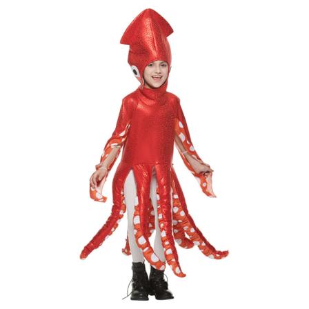 Halloween barnekostymer sjødyr søt blekksprut ju