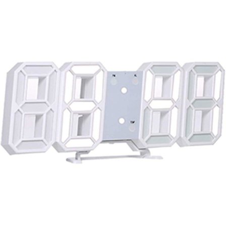 Decdeal vekkerklokke digital bordklokke LED-klokke veggklokker