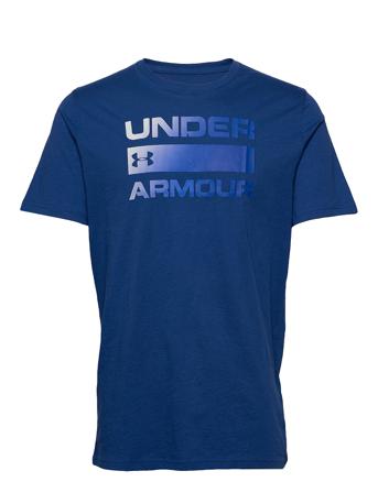 Ua Team Issue Wordmark Ss T-shirt Blå Under Armour