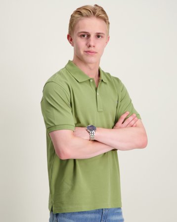 GANT SHIELD SS PIQUE Zielony Koszulki polo Chłopiec - Kids Brand Store