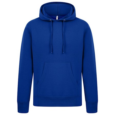 Casual Classics Herr Ringspun Bomullshoodie M Royalblå