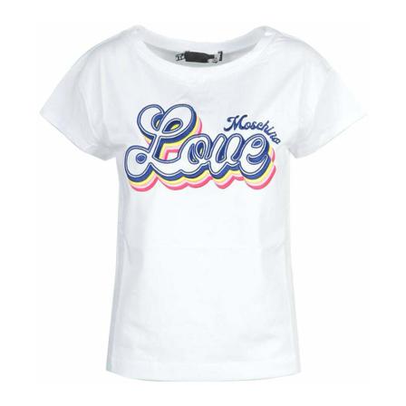 Love Moschino T-Shirt Hvid, Dame