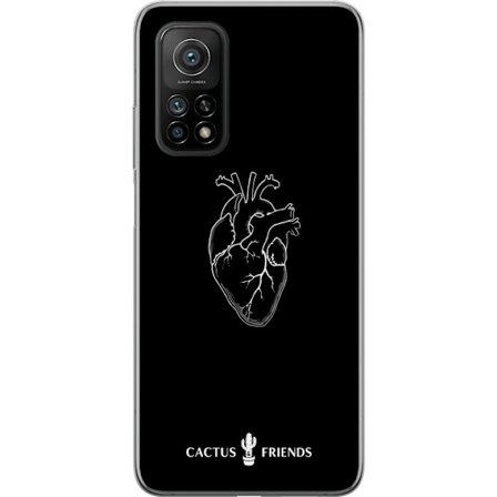 Kompatibel Mobilcover til Xiaomi Xiaomi Mi 10T Pro 5G Kaktus og Venner - Midnat Anatomi Hjerte
