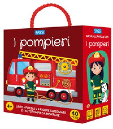 I pompieri. Q-box. Ediz. a colori. Con autopompa da montare. Con 4 figure sagomate. Con puzzle Matteo Gaule