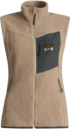 Lundhags Flok Wool Pile Vest W Sand