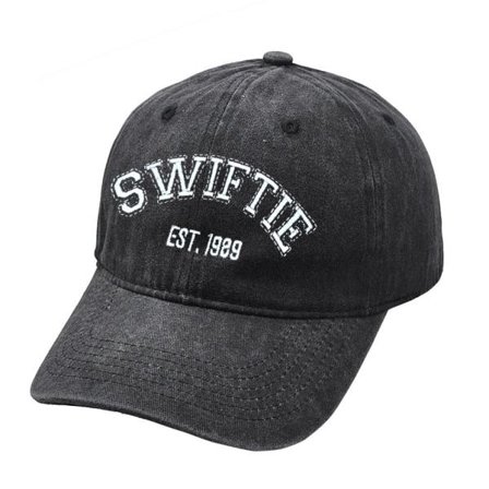 Taylor Swift 1989 Baseball Caps Mens Swiftie Trucker Hip Hop Trucker Hat För Kvinnor Svart