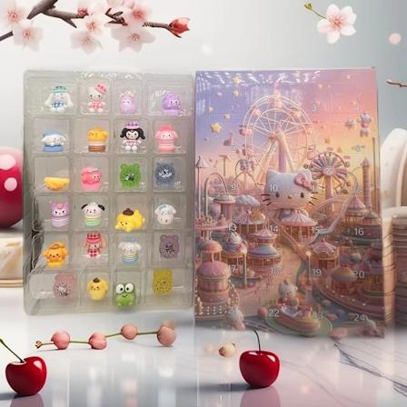 Jud- 2024 uusi Sanrio lasten joululahja joulupukki blind box 24 päivää adventtikalenteri A